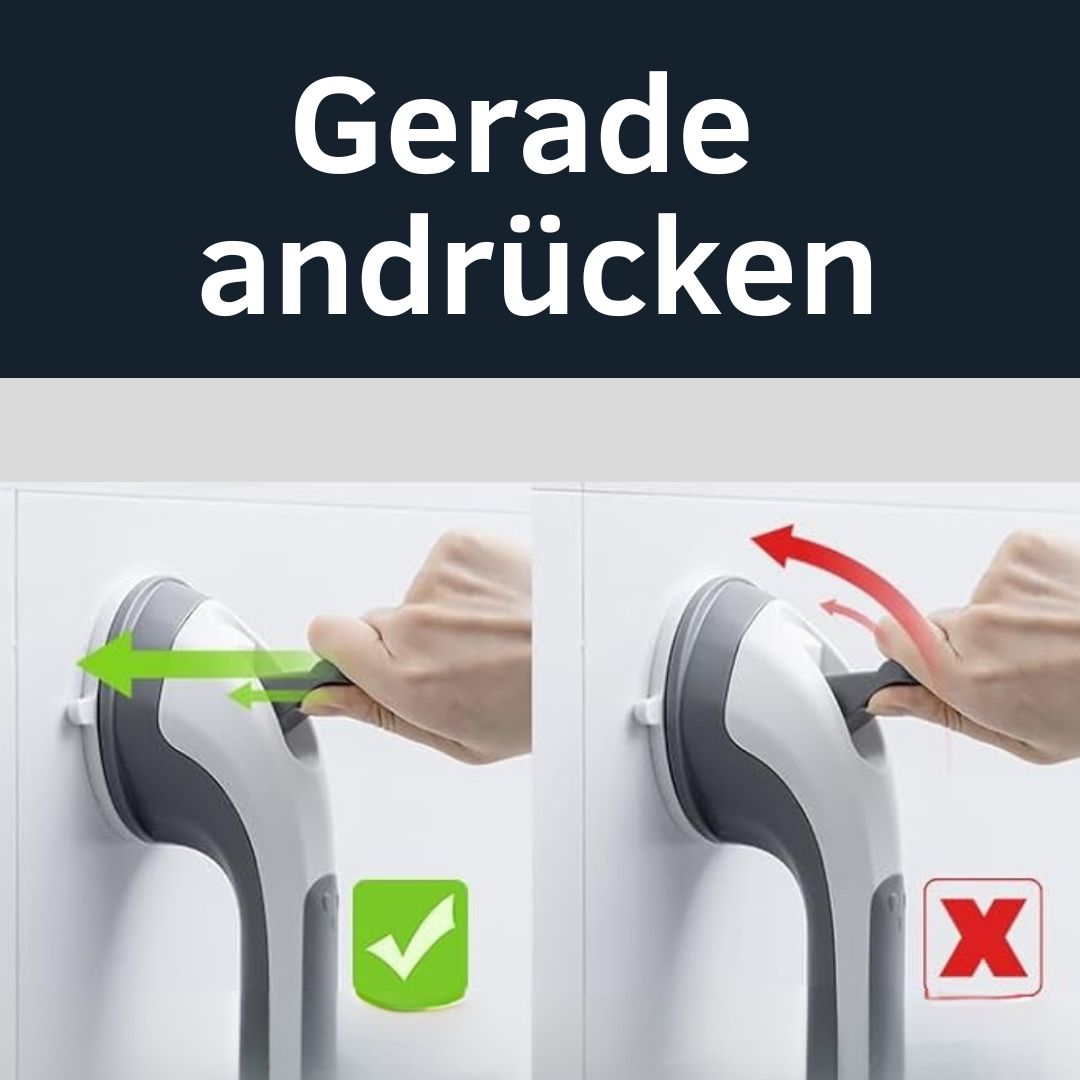 Bleib mobil - Haltegriff mit Saugnäpfen