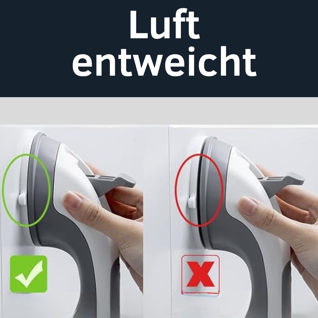 Bleib mobil - Haltegriff mit Saugnäpfen