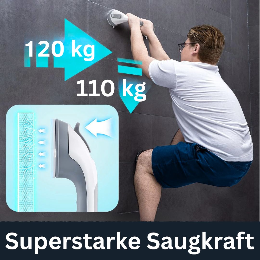 Bleib mobil - Haltegriff mit Saugnäpfen